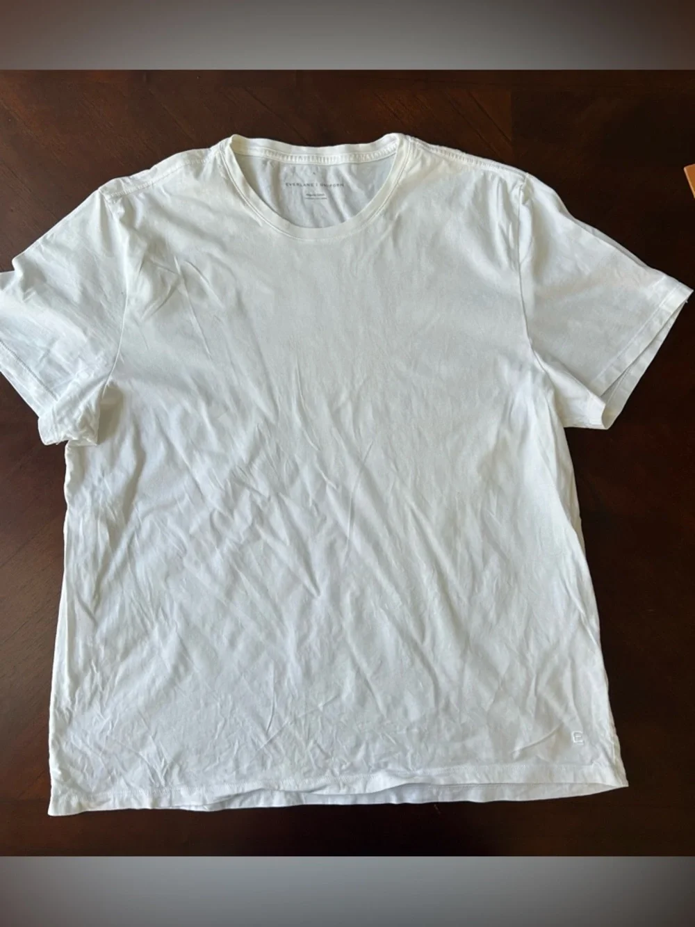 Everlane White Short Sleeve Crew Neck Tee basic size XL - Picture 1 of 6